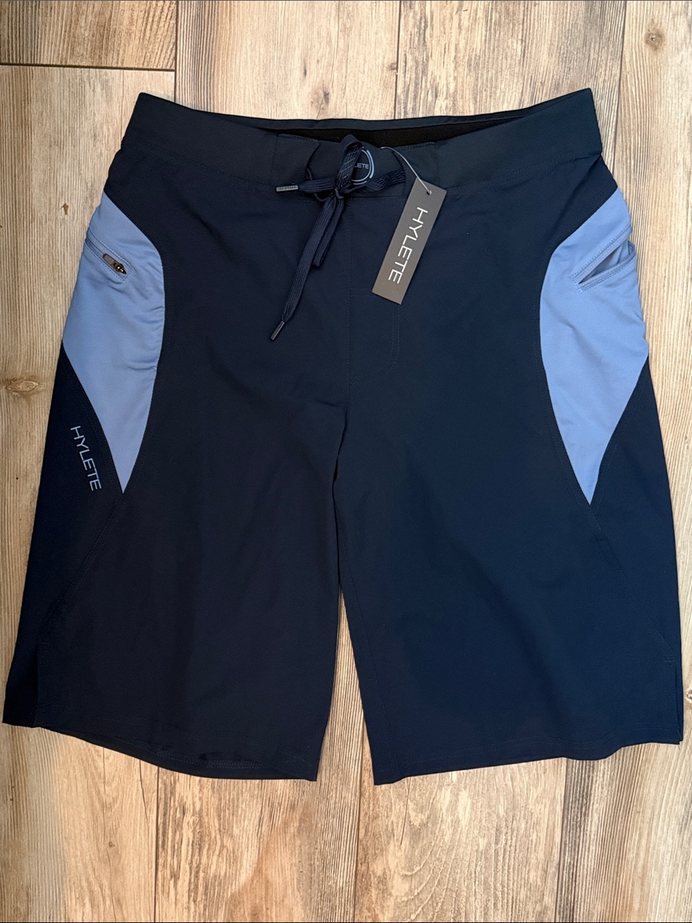 Hylete Verge ll Navy Athletic Shorts Gym Medium